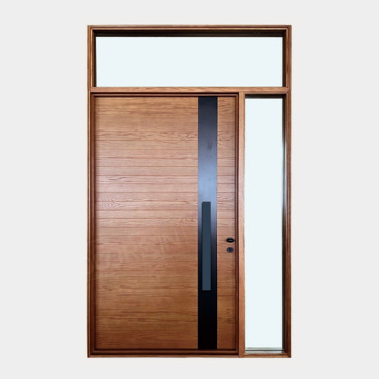 Wood Entry Pivot Door