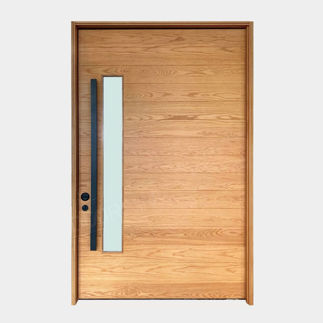 Wood Entry Pivot Door
