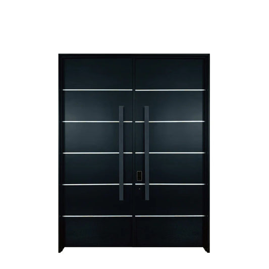 Double Villa Aluminum Entry Door