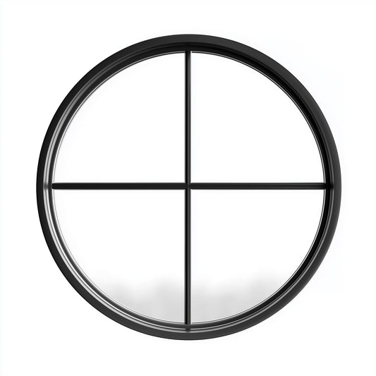 Round Aluminum Fixed Window
